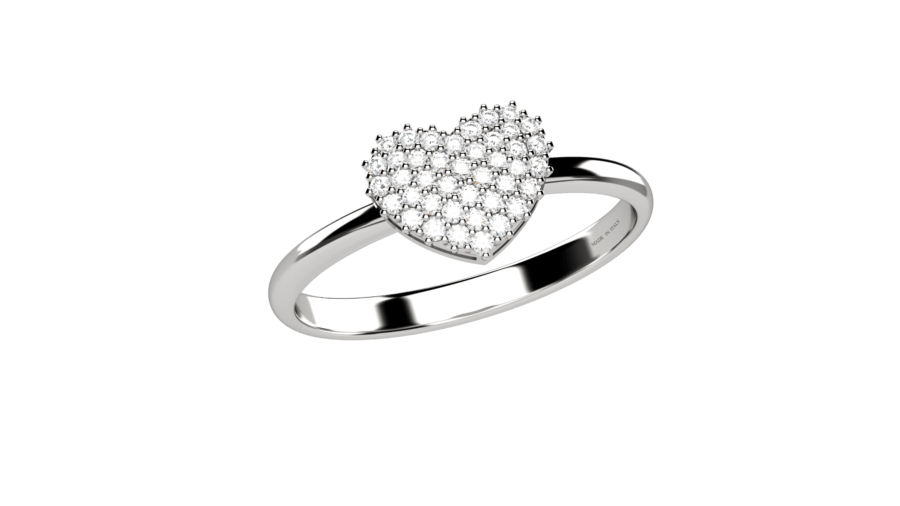 Anello cuore diamanti Anello cuore diamanti