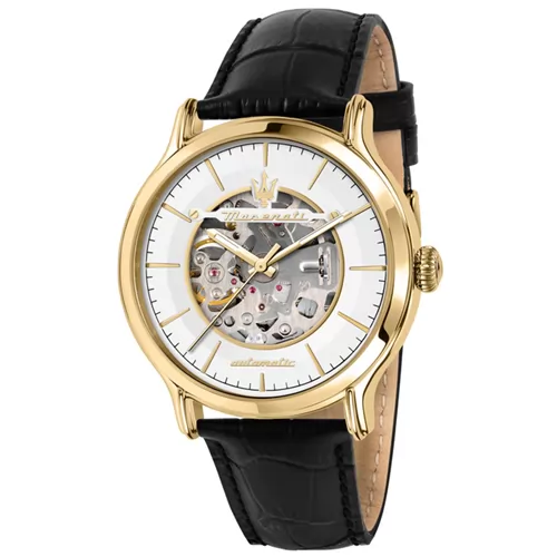 Orologio Automatico "Epoca" Scheletrato in Oro Giallo Maserati